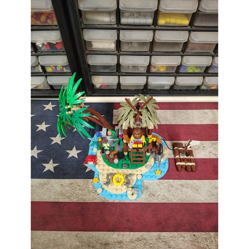 Lego 40566 Ray The Castaway Complete Build With Mini Fig No Box No Book No Xtra